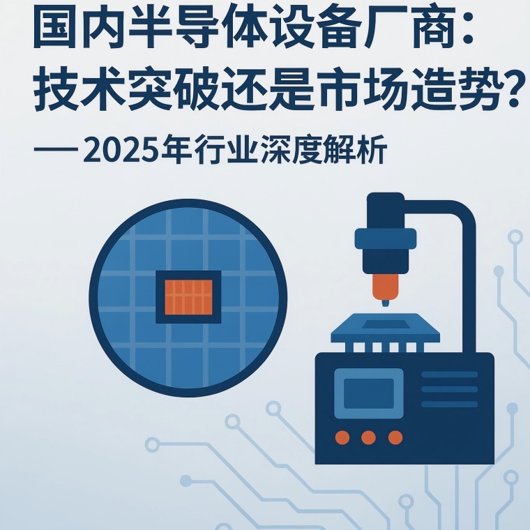 国内半导体设备厂商:技术突破还是市场造势?